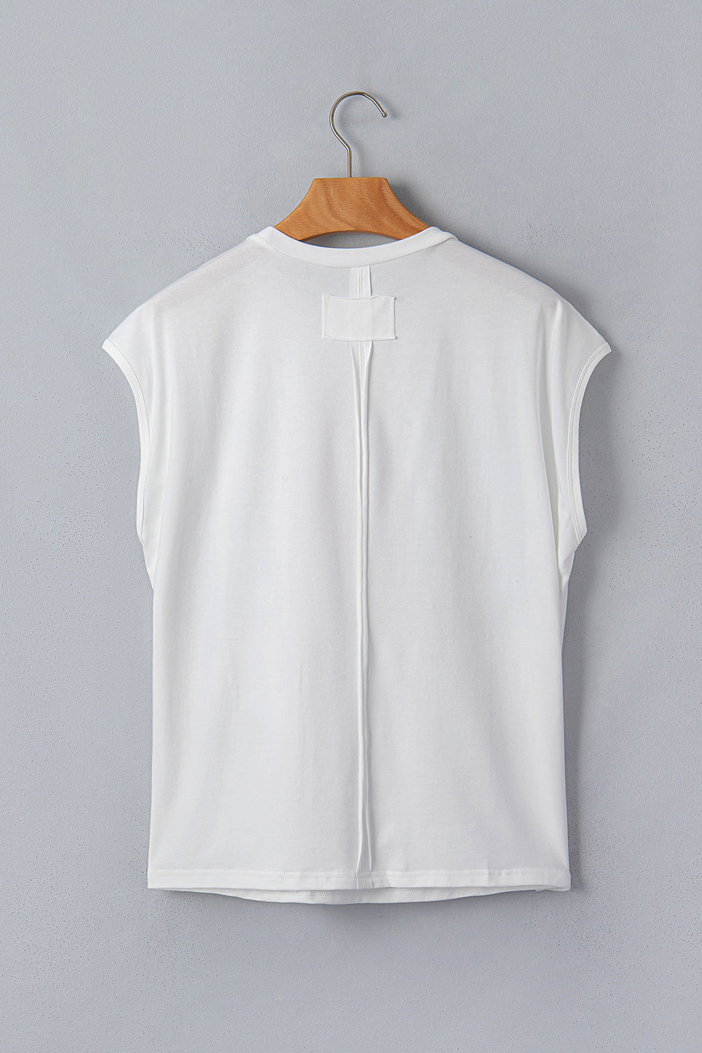 White USA Color Block Letter Printed Dolman Tee