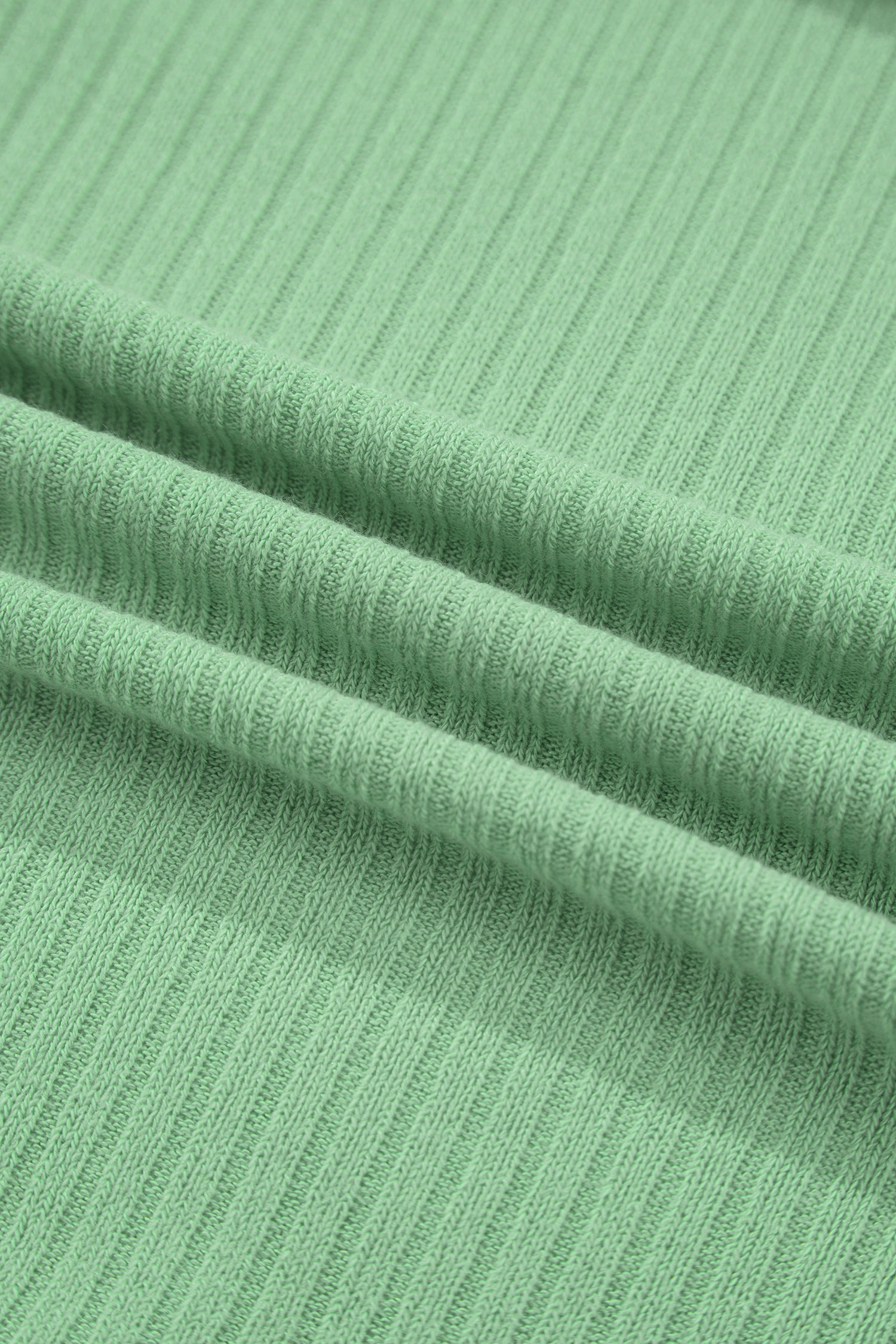 Green Stripe Exposed Seam Ribbed Patchwork Oversized Tee