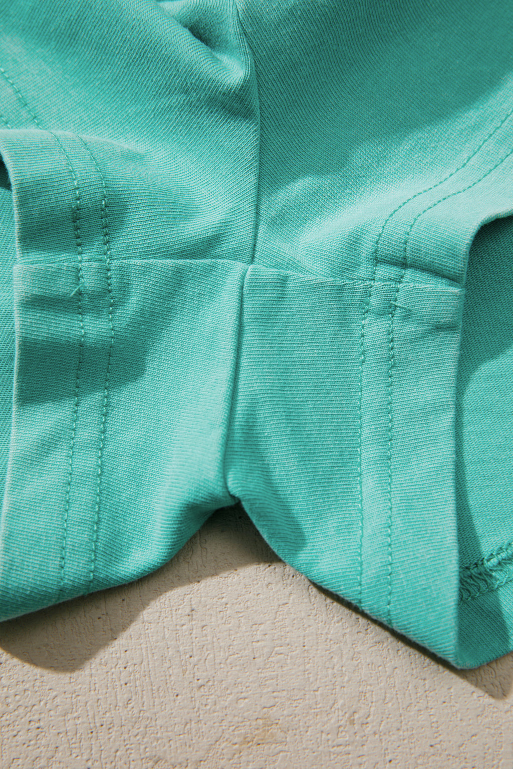 Beau Blue Mineral Wash V Neck Tee Matching Skort Set