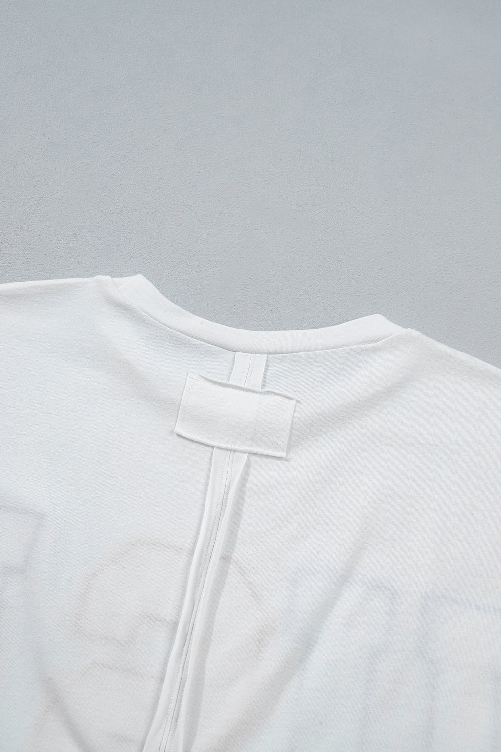 White USA Color Block Letter Printed Dolman Tee
