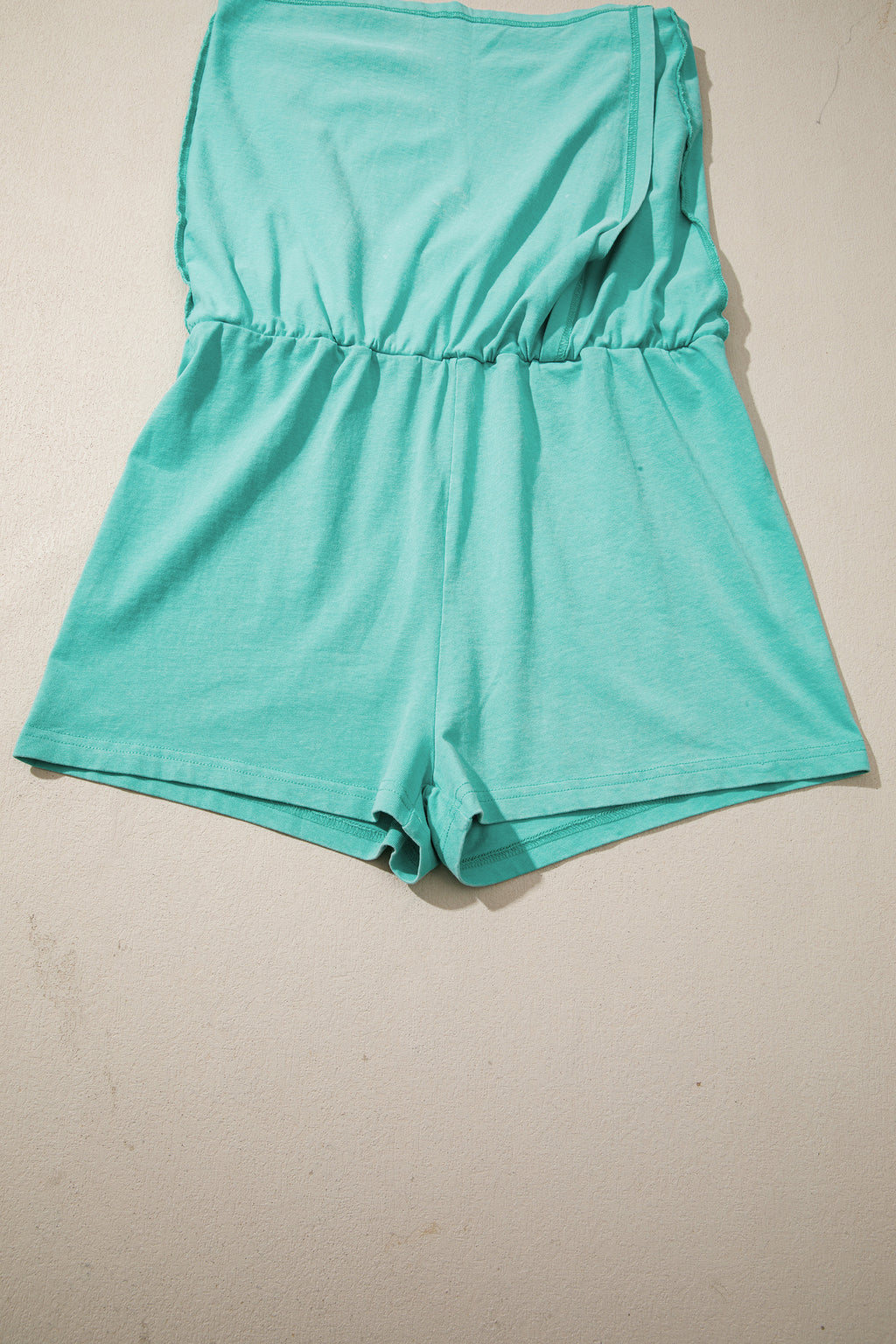 Beau Blue Mineral Wash V Neck Tee Matching Skort Set
